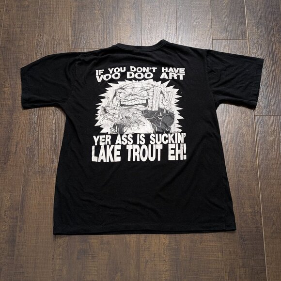 90's Voodoo Airforce T-Shirt Single Stitch Made in Canada Size - XL - Picture 7 of 8